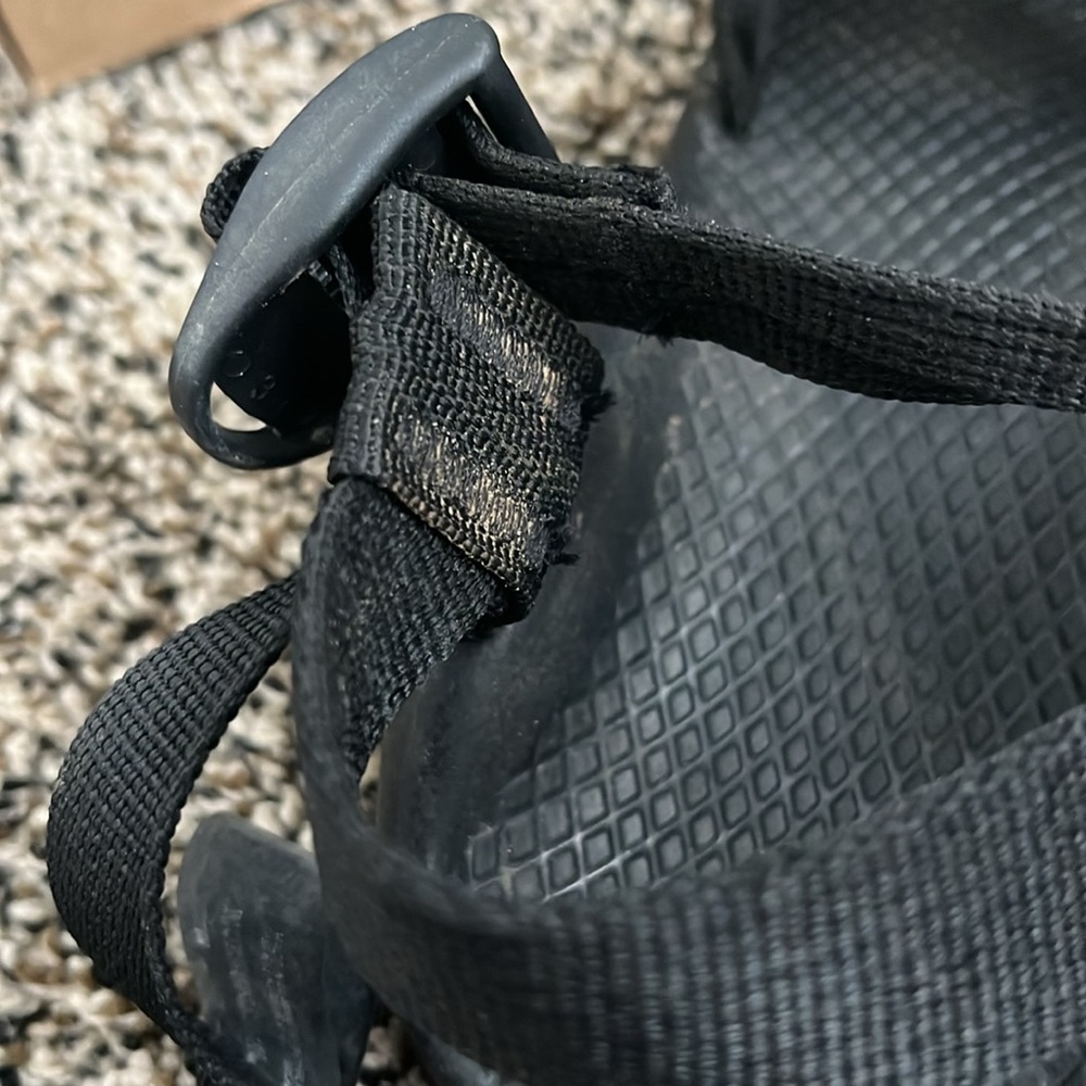 Chaco Black ZX2 Classic Black Sandal, lightly worn - Picture 5 of 6